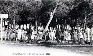 1413- Bir-Rabalou - Un coin du marche - 1916